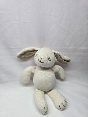MiYim Simply Organic Cotton Knit Bunny Rabbit Lovey Natural Beige 2008 READ INFO